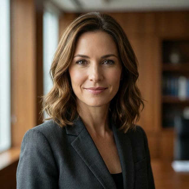 Portrait of Sarah Jenkins, VP of Engineering at TechFlow Solutions